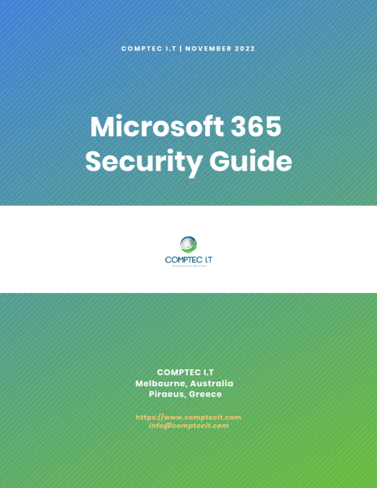 Microsoft 365 Security Guide - COMPTEC IT